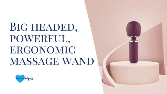 Big headed, powerful, ergonomic massage wand