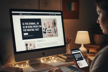 Buying sex toys is normal