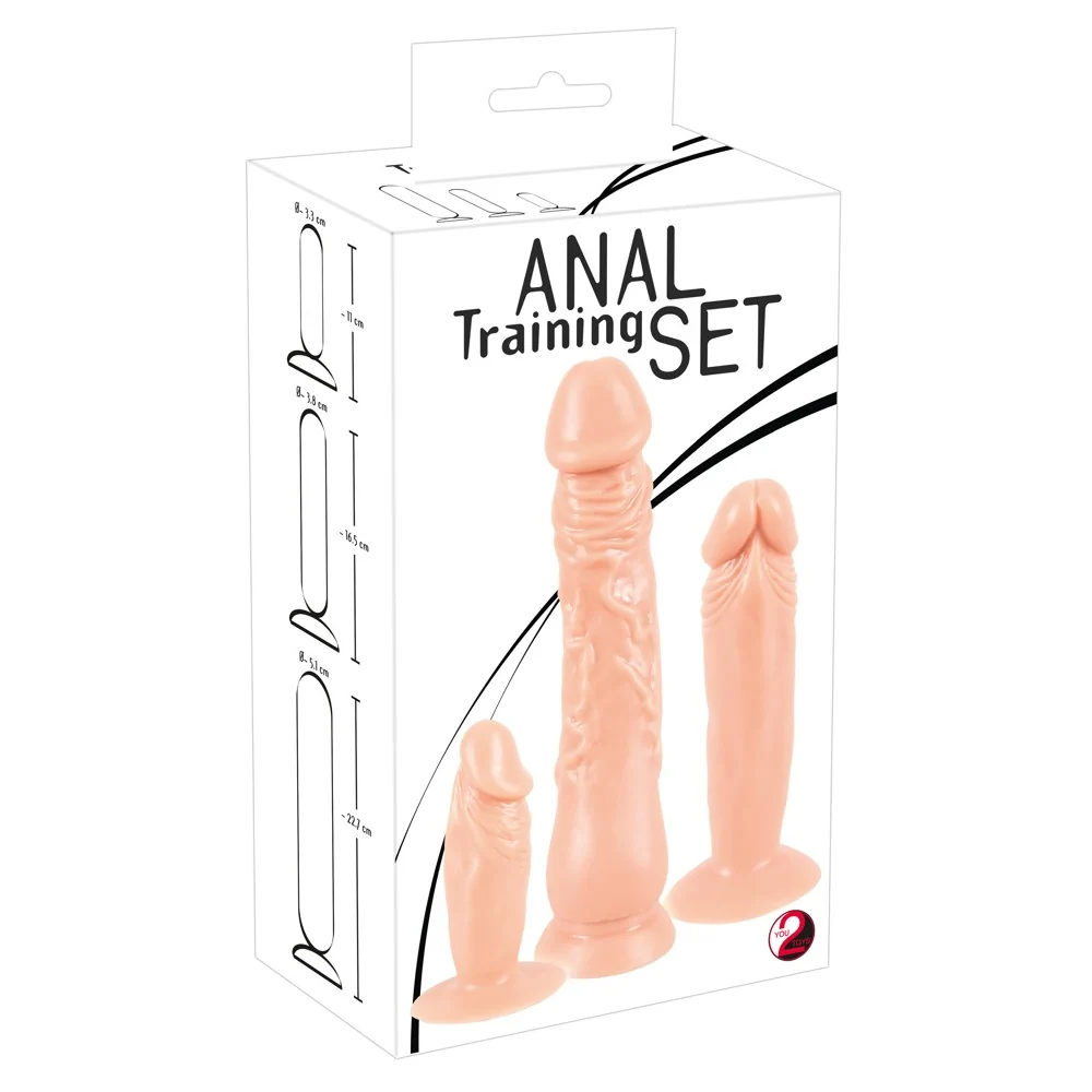 Anal Training Set Realistic Dildos - PlayBlue