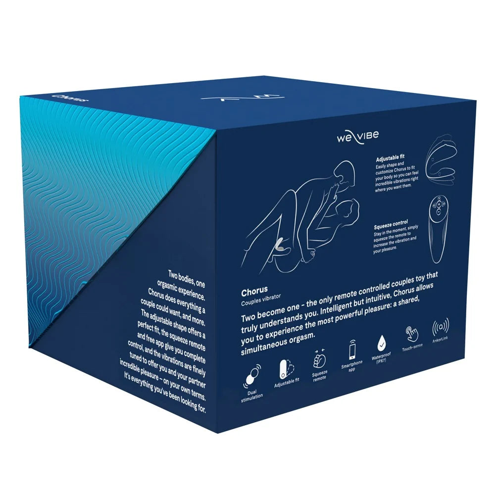 We-Vibe - Chorus Galaxy App and Remote Controlled Rechargeable Couples Vibrator - PlayBlue