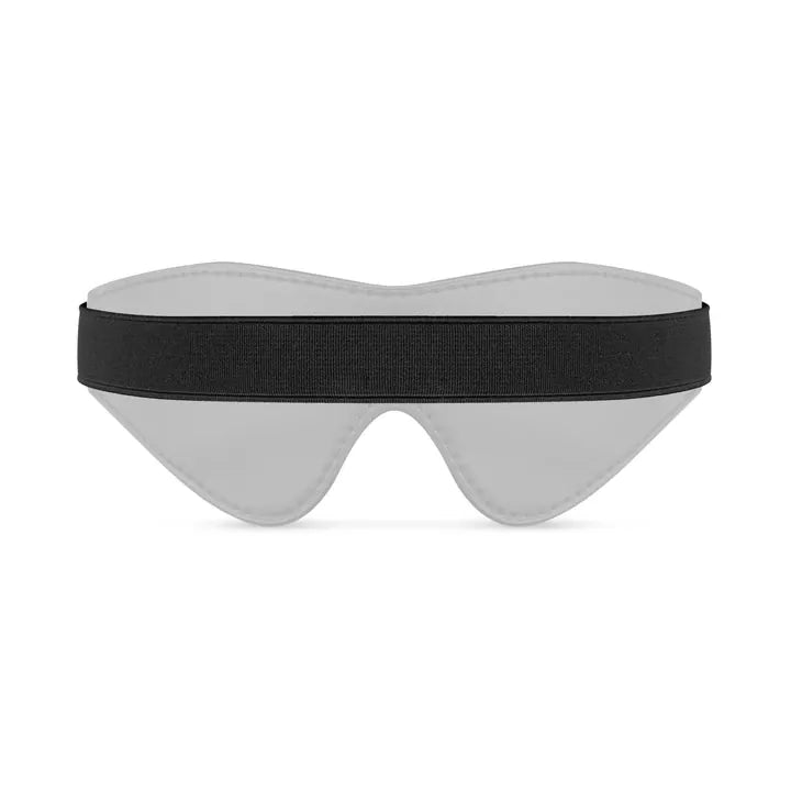 Faux Leather Blindfold - Black - PlayBlue