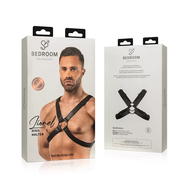 Lionel Bondage Harness - Black - PlayBlue