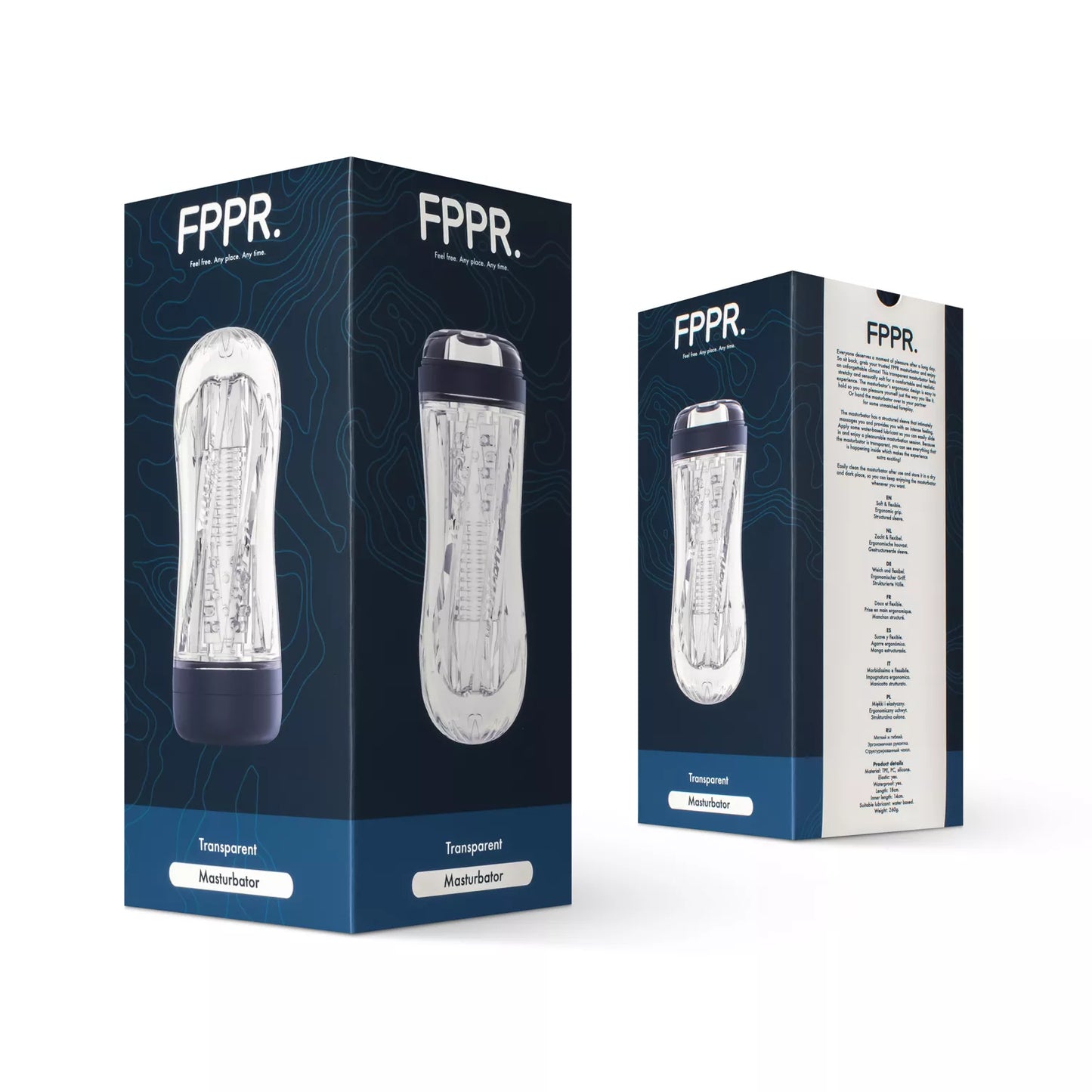 FPPR. Transparent Masturbator - PlayBlue