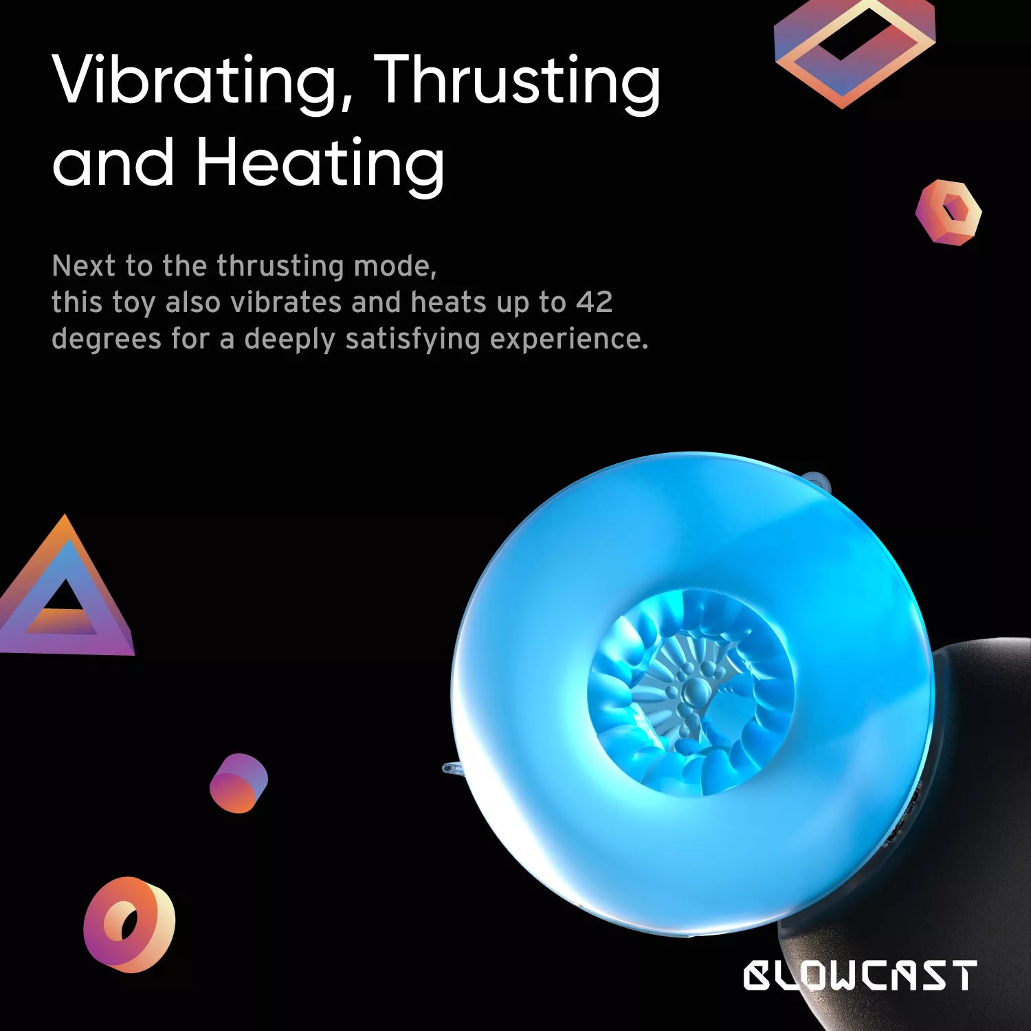 BLOWCAST - Wingman Pro Automatic Masturbator - PlayBlue