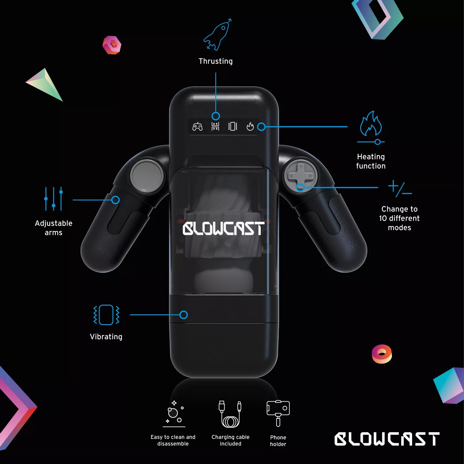 BLOWCAST - Blowbot Automatic Masturbator - PlayBlue