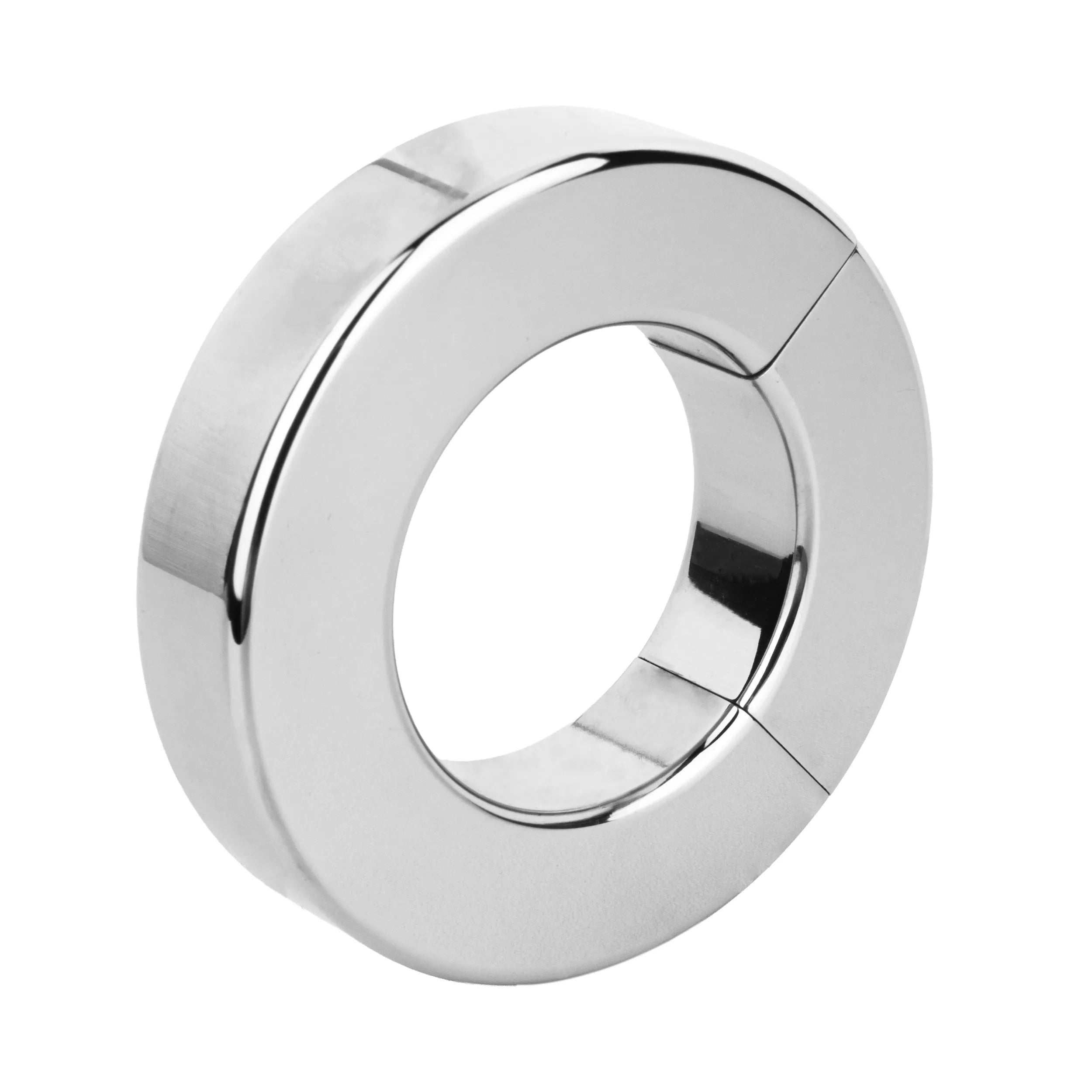 Bedroom Fantasies - Magnetic Heavy Weight Cockring - Silver - PlayBlue