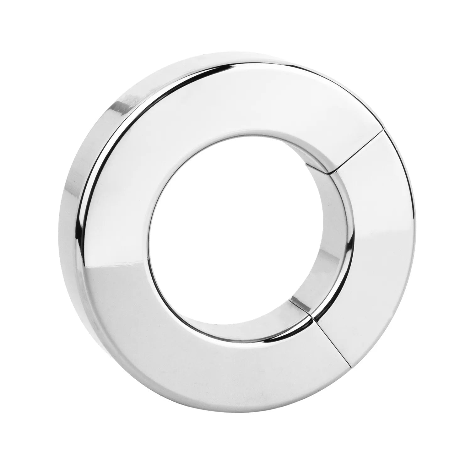 Bedroom Fantasies - Magnetic Heavy Weight Cockring - Silver - PlayBlue