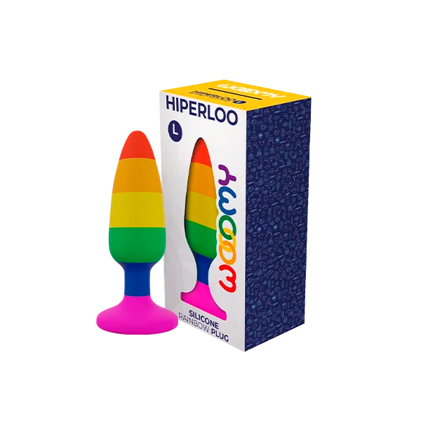 Woomy - Hiperloo Silicone Rainbow Plug