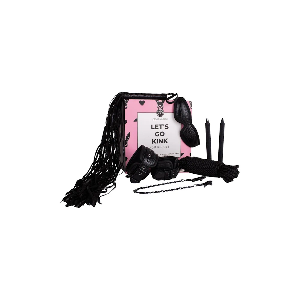 Pleasure Box - Kink Kit - Beginner Bondage Kit - PlayBlue