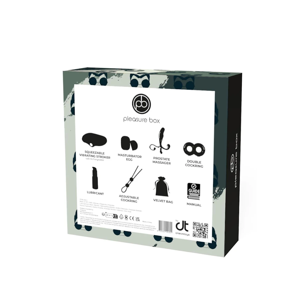 Pleasure Box - For Him - Beginner Male Sex Toy Kit