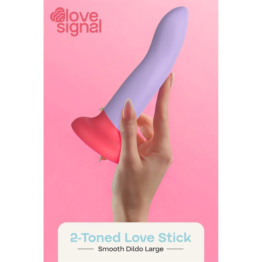 Dream Toys - Soft Silicone 2-Toned Love Dildo - PlayBlue