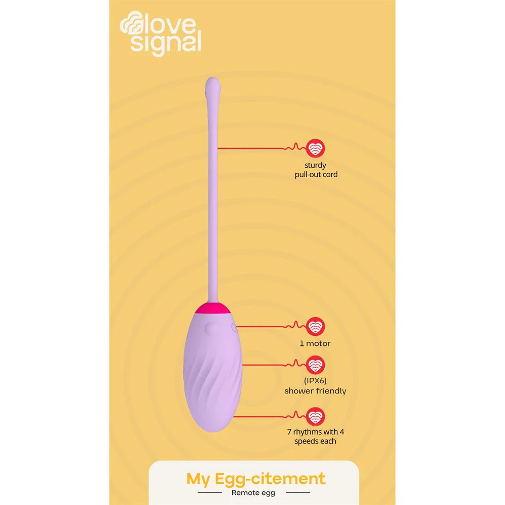 Dream Toys - Eggcitement Vibrating Egg - PlayBlue