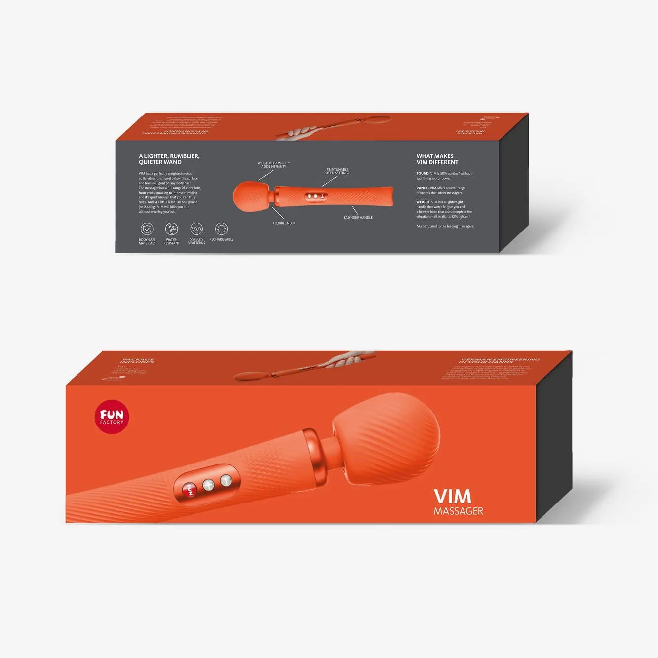 Fun Factory - VIM - Extra Quiet Super Rumble Wand - PlayBlue