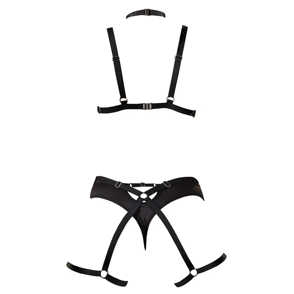 Cottelli Bondage - Strappy Harness Set - PlayBlue