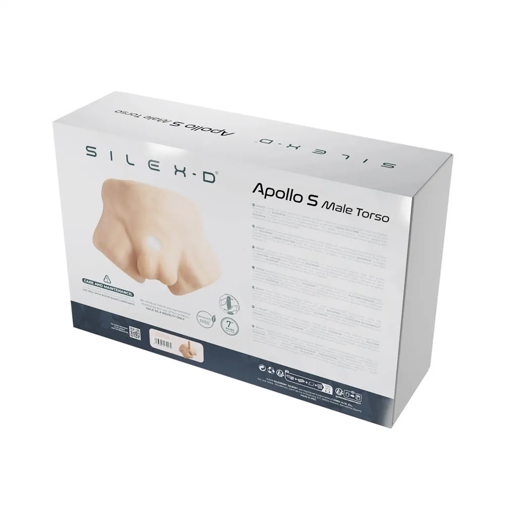 SilexD - Apollo - Liquid Silicone Half Male Torso - Full Size - PlayBlue