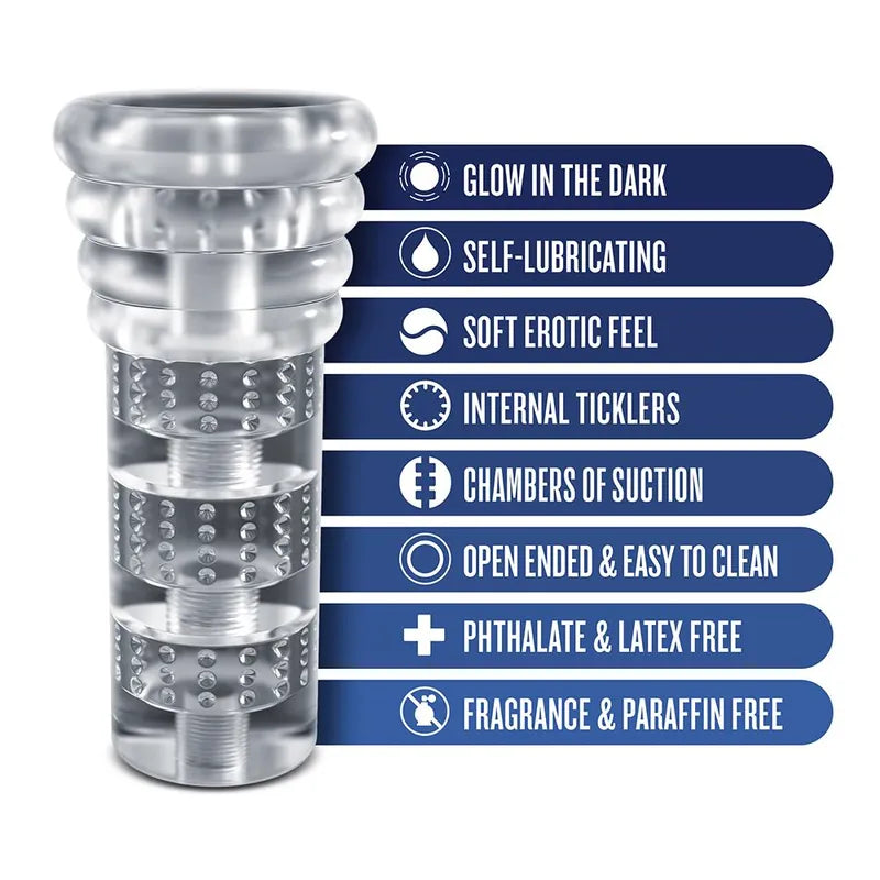 Rize Luz Self Lubricating Stroker - PlayBlue