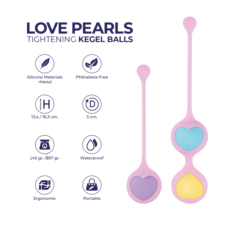 Love Pearls - Kegel Balls Set - PlayBlue