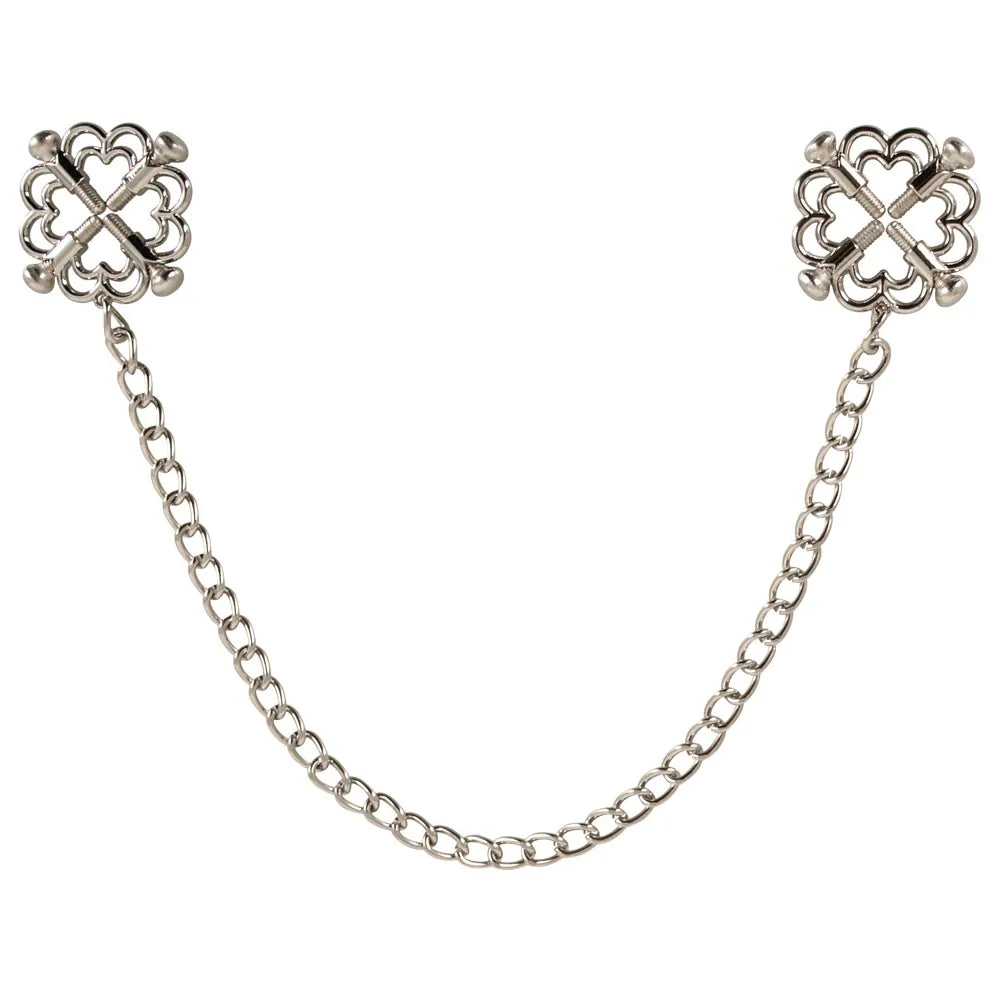 Nipple Jewellery Clamp with Metal Chain - PlayBlue