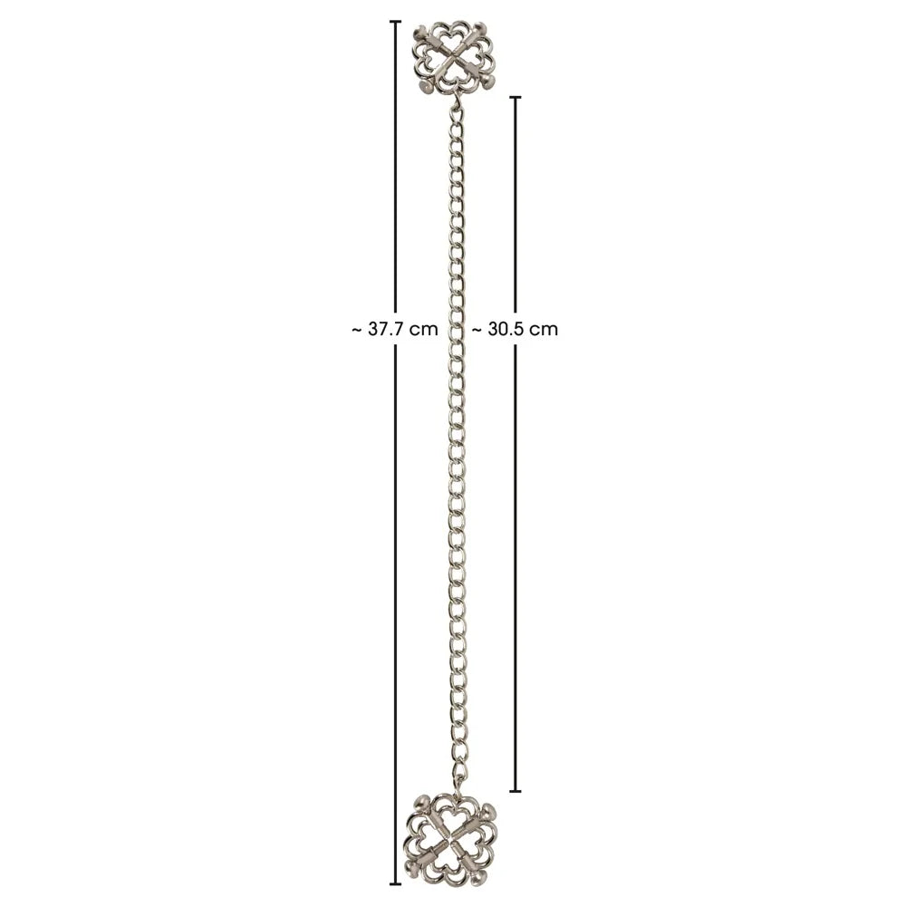 Nipple Jewellery Clamp with Metal Chain