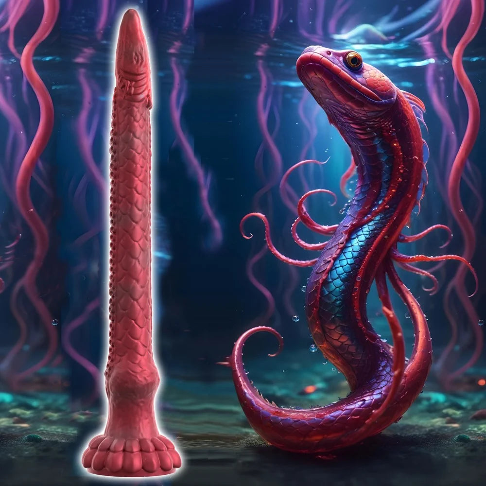 Beasty Cocks - Enormous Eel - XXL Super Long Dildo - PlayBlue