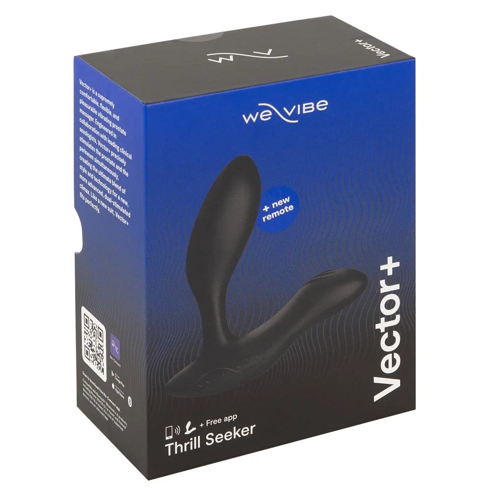 We-Vibe - Vector+ App and Remote Controlled Rechargeable Prostate Massager - PlayBlue