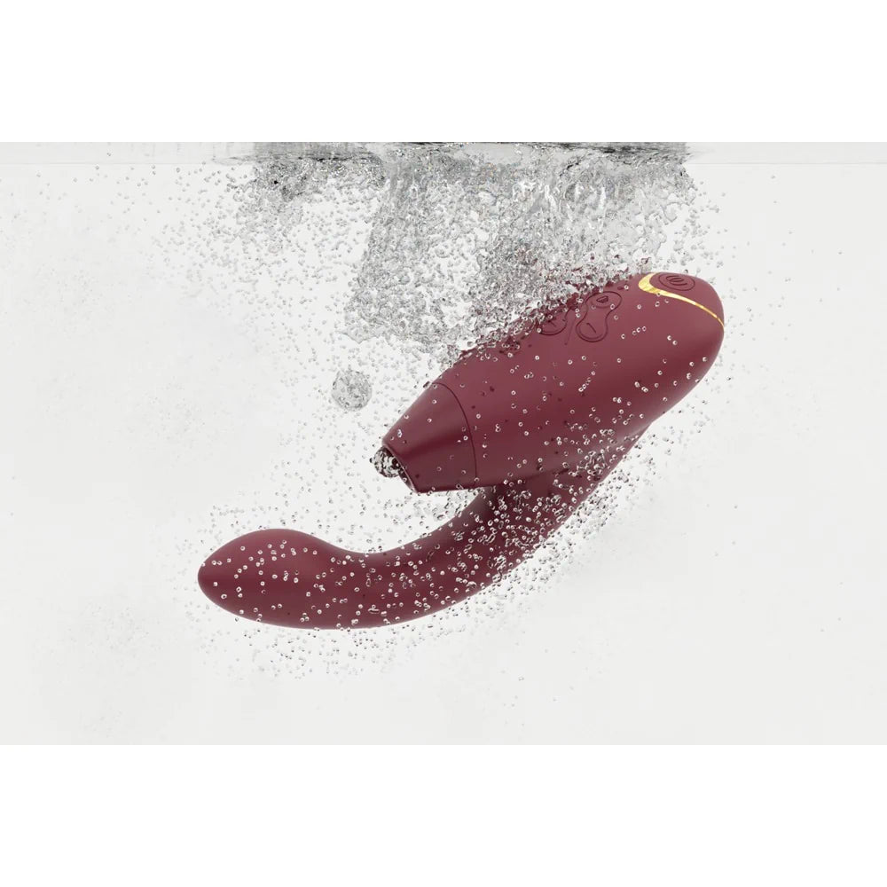 Womanizer - Duo 2 Rechargeable Silicone G-Spot and Clitoral Stimulator - PlayBlue