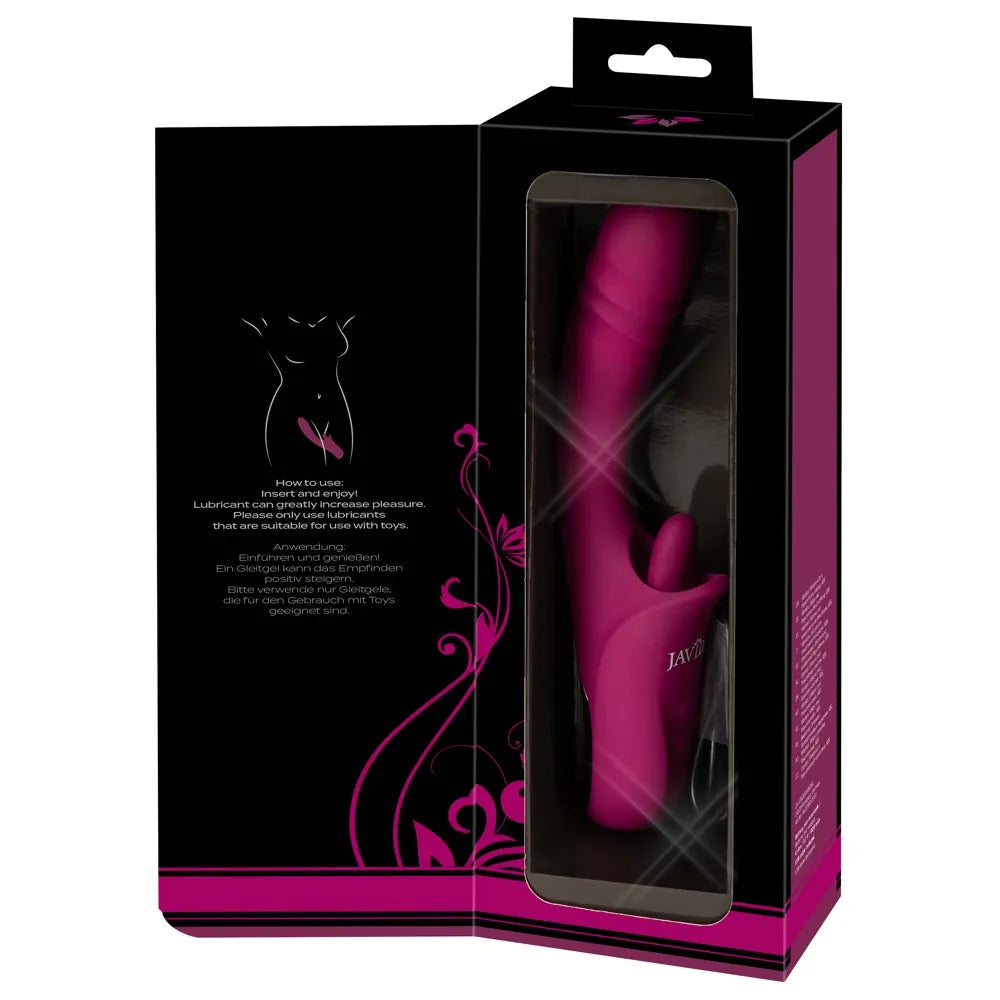 Javida - Licking & Thrusting Rabbit Vibrator - PlayBlue