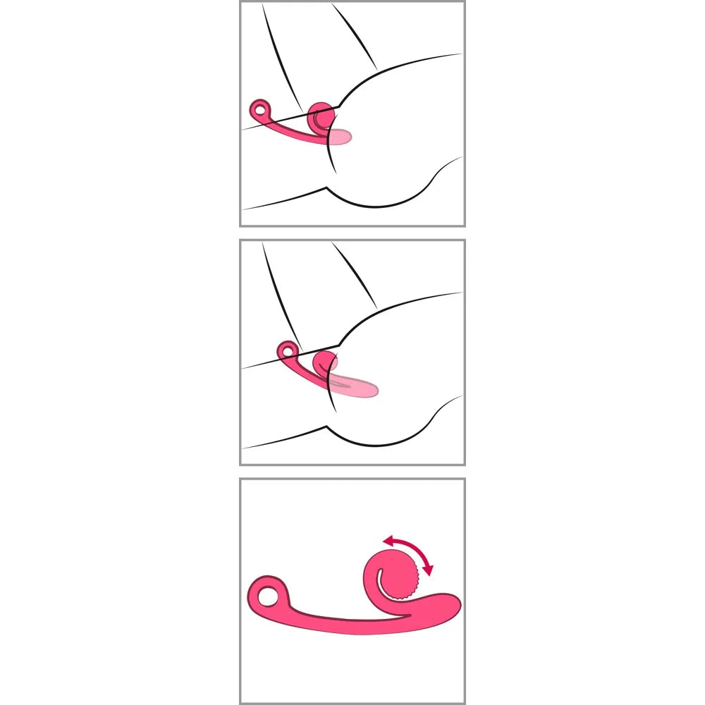 Snail Vibe Curve - Power Dual Vibrator - PlayBlue