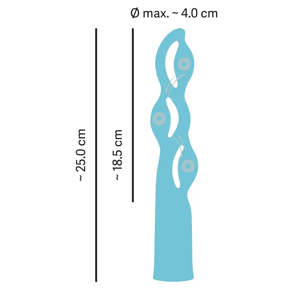 Fabulous - Unique Triple Motor Sliding Vibrator - PlayBlue