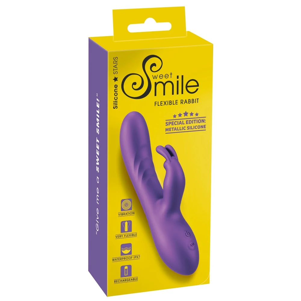 Sweet Smile - Flexible Rabbit - Metallic Silicone - PlayBlue