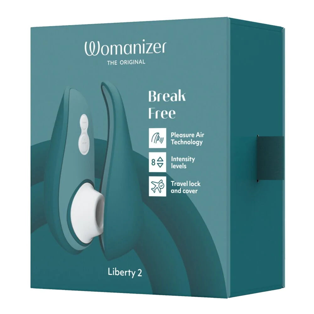 Womanizer - Liberty 2 Travel Clitoral Suction Stimulator - PlayBlue