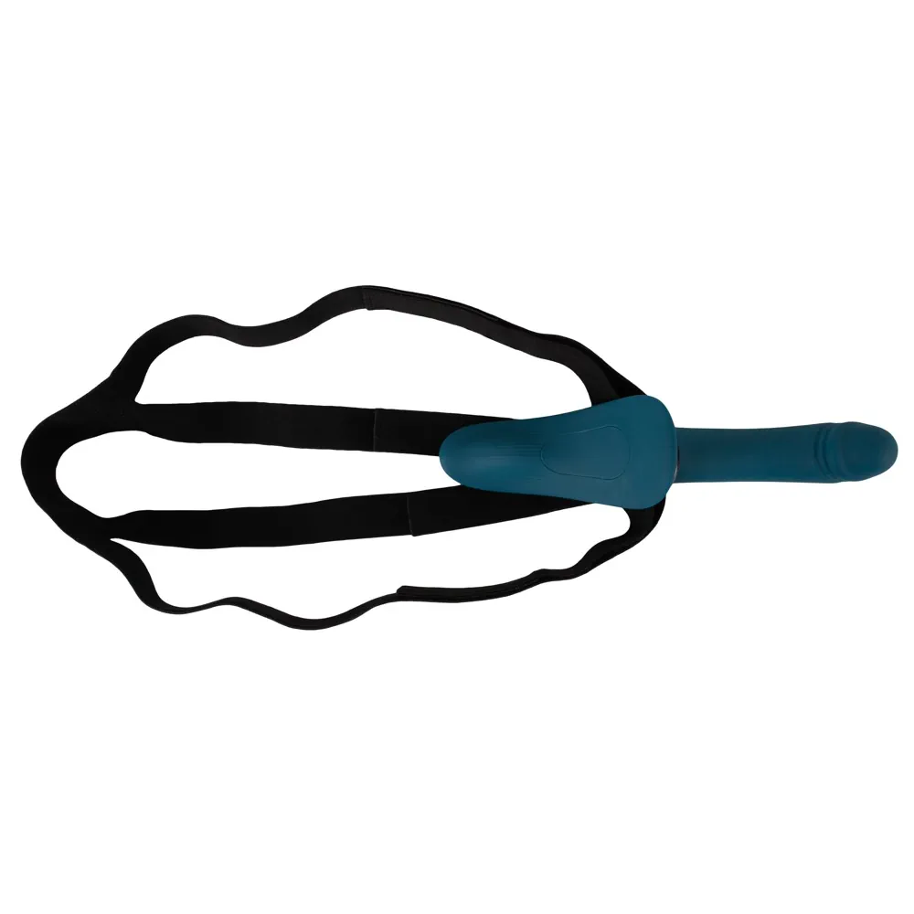Premium Strap-On Set - Remote Control Dual Vibe - PlayBlue