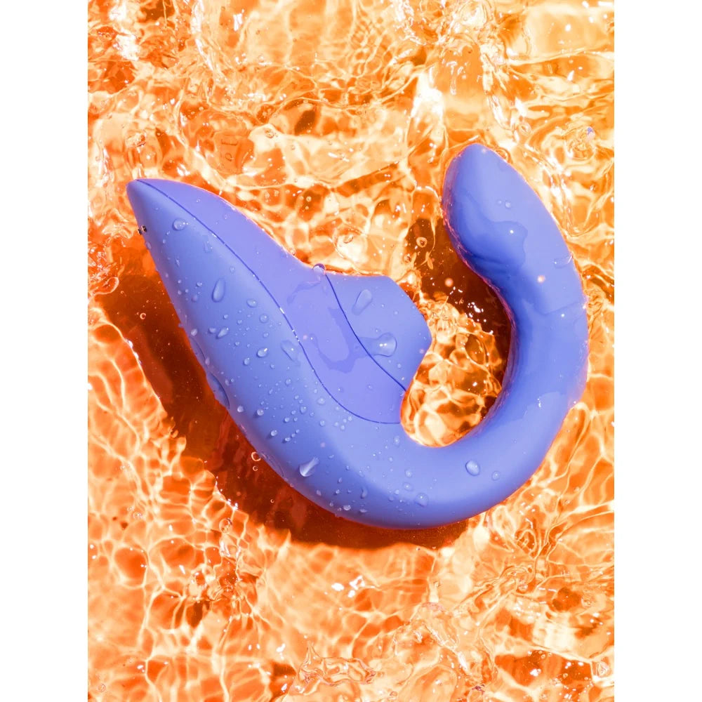 Womanizer - Blend Rechargeable G-Spot and Clitoral Stimulator - PlayBlue