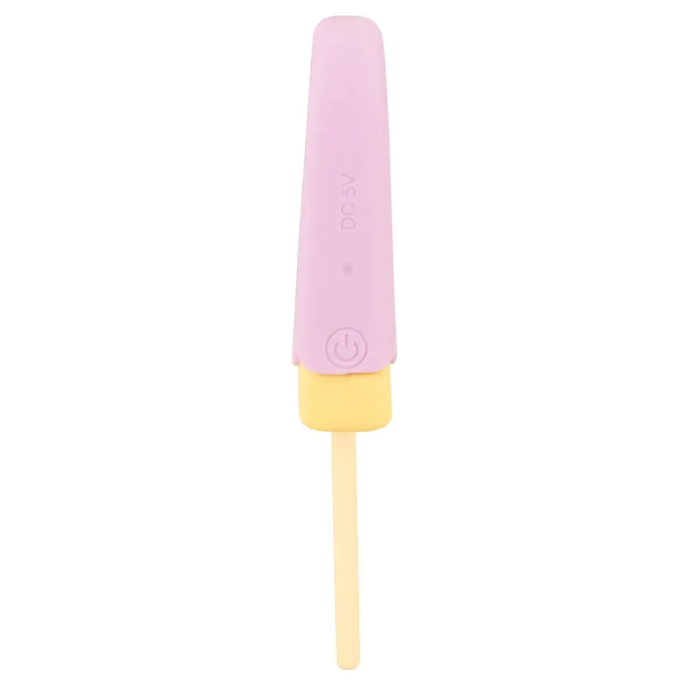 Vibrating Popsicle - Lay-on Rechargeable Vibrator - PlayBlue