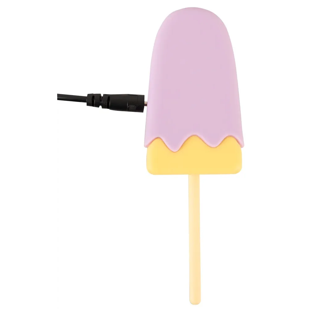 Vibrating Popsicle - Lay-on Rechargeable Vibrator - PlayBlue
