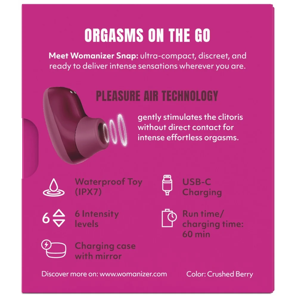 Womanizer - Snap Compact Suction Play - PlayBlue