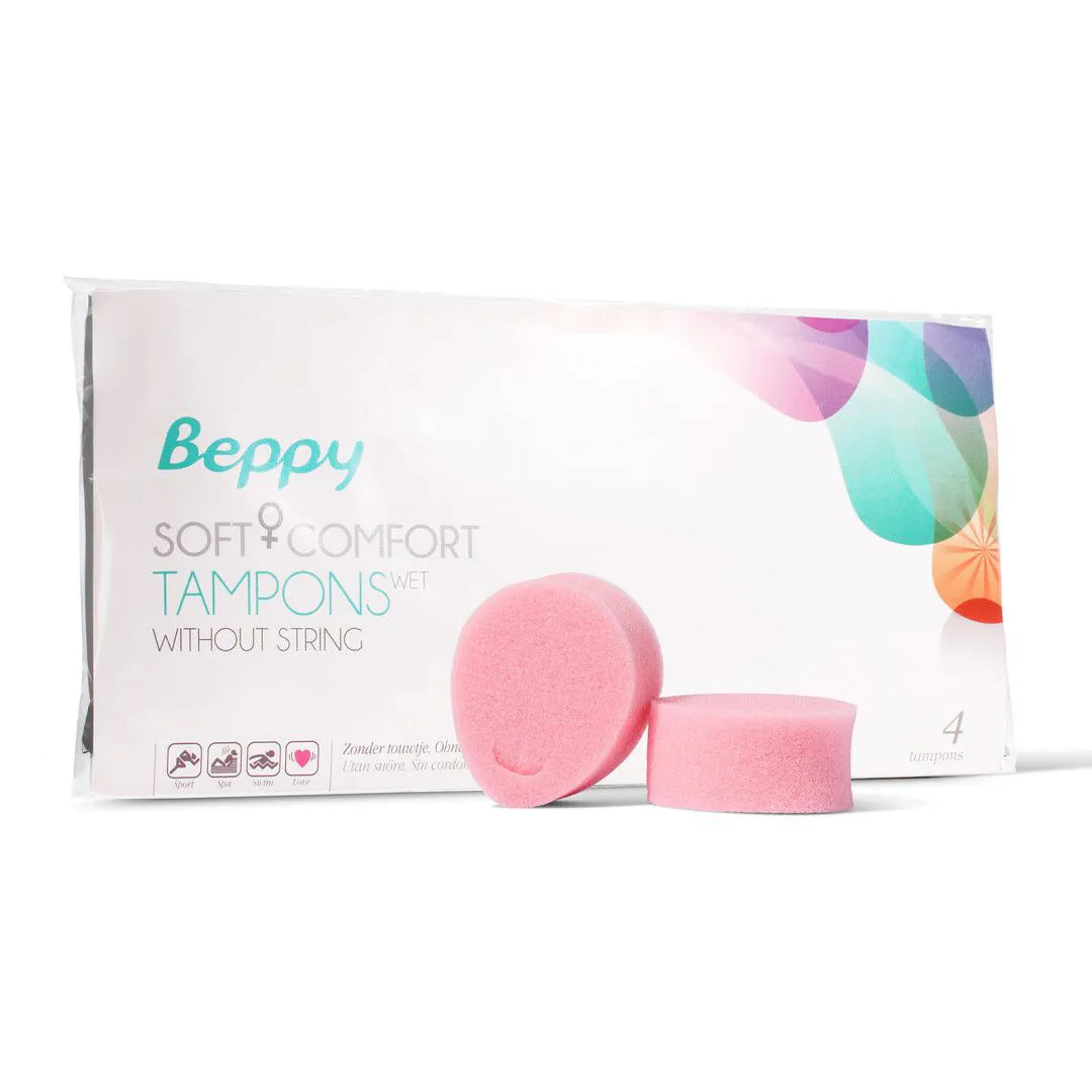 Beppy Soft - Comfort Tampons without String - Wet - 4 Pack - PlayBlue