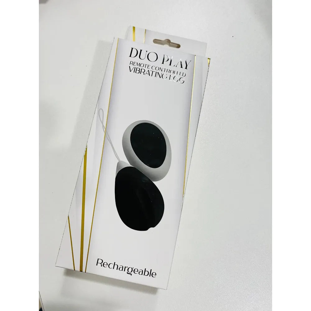 Duo Play - Silicone Love Egg Remote Controlled - PlayBlue