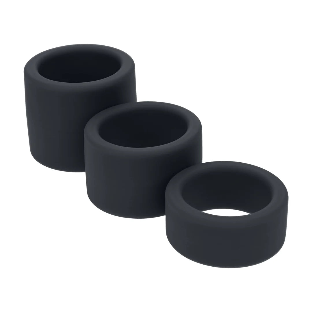 Levelz - Liquid Silicone Ball Strap Set of 3 - S/M/L - PlayBlue