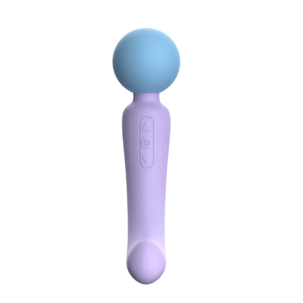 Mina Flow Dual-Ended Wand Vibrator - PlayBlue