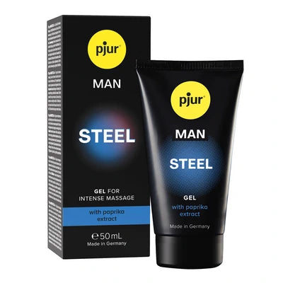 Pjur MAN - Steel Gel Enhancement Lubricant - 50ml - PlayBlue