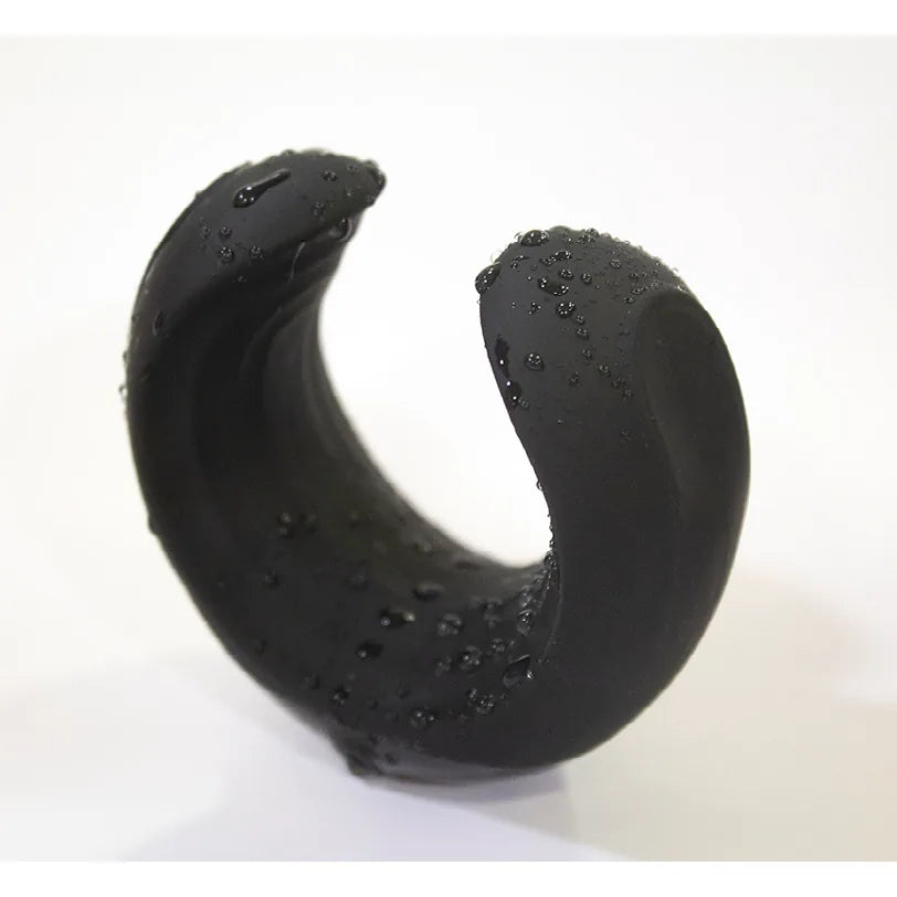 Rocks Off - Echo Silicone C-Shaped Masturbator - PlayBlue