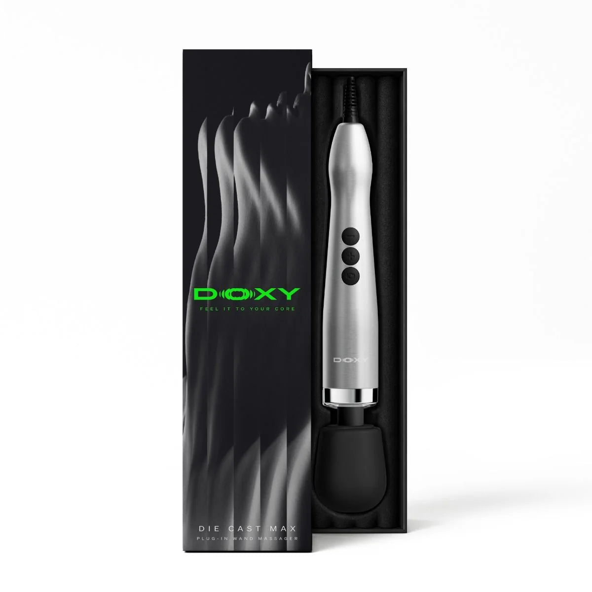 Doxy 2.0 - Die Cast Max Plug In Massager Wand - PlayBlue