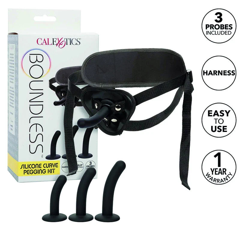 CalExotics - Boundless Silicone Curve Pegging Kit - PlayBlue