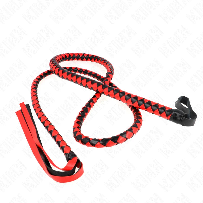 Kink - Red Extra Long Snake Whip - PlayBlue