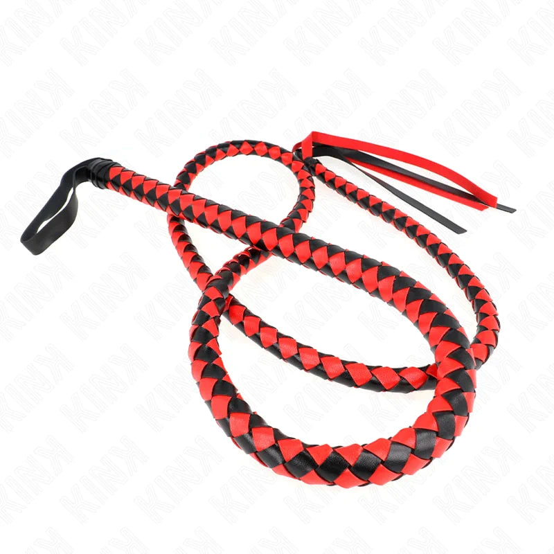 Kink - Red Extra Long Snake Whip - PlayBlue