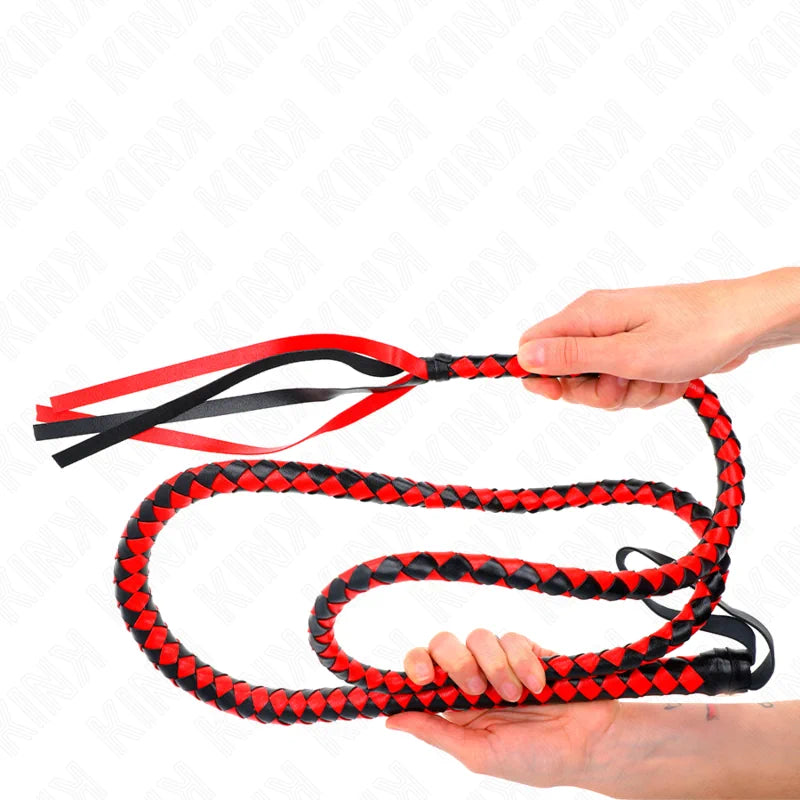 Kink - Red Extra Long Snake Whip - PlayBlue
