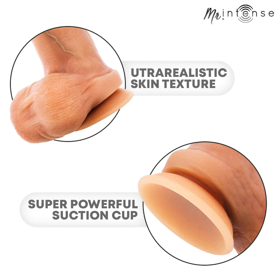 Mr Intense - Ultra-Realistic 8" Silicone Dildo - PlayBlue