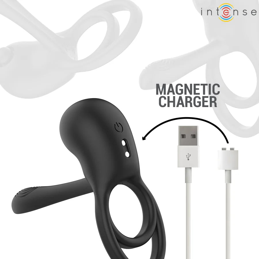 Intense - Spike Remote Controlled Multi Vibrating Ring - PlayBlue
