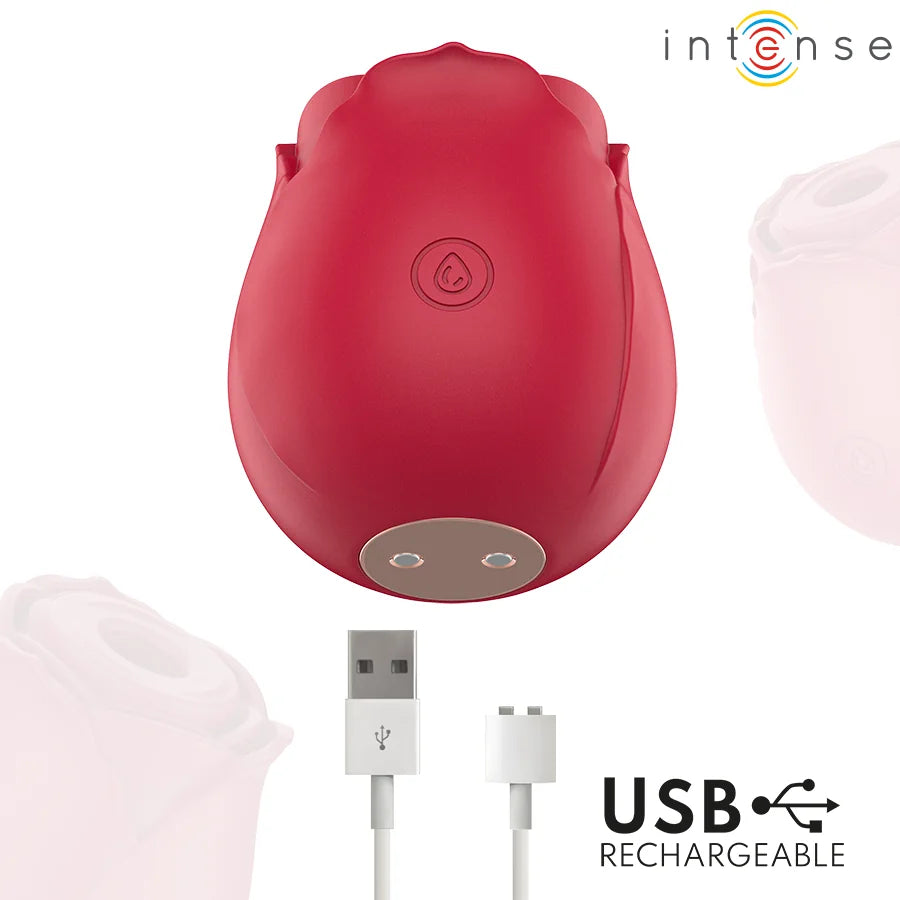 Intense - Camellia Rose Suction Stimulator - PlayBlue
